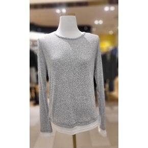 밑단배색스판 티셔츠 VB69TSM306Z