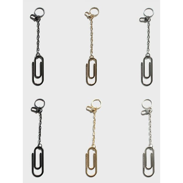 BIG PAPER CLIP KEY-RING L