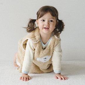아기 유아 극세사 수면조끼 L 잠옷 실내조끼 2종