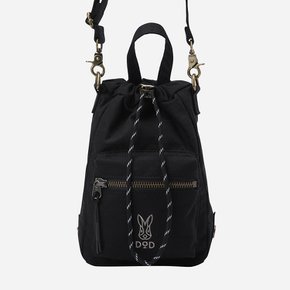[디오디 공식]워크 코튼 버킷백(BLACK)