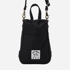 [디오디 공식]워크 코튼 버킷백(BLACK)