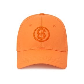 여성 S로고 볼캡 LIGHT ORANGE