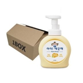 아이깨끗해 대용량 순 490ml 용기 x 12개(1box) 핸드워시 폼 핸드솝 거품형 손세정제