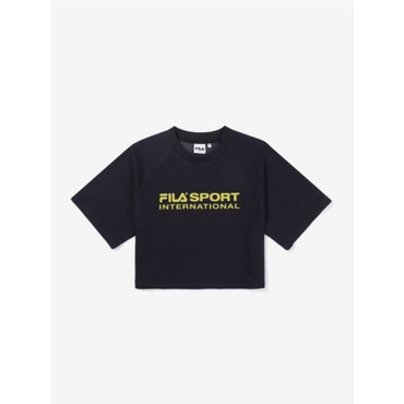 휠라 [2종택1] 휠라 여성 인터내셔널 빅로고 티셔츠 FS2RSF2171F