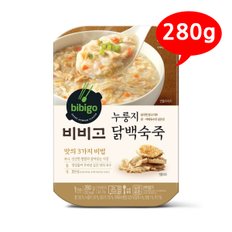 (7206420) 비비고 누룽지 닭백숙죽 280g