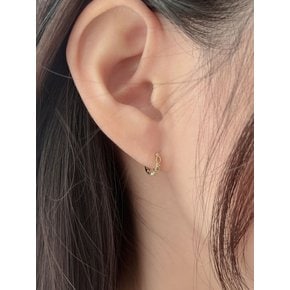 14k dot lace one touch earrings