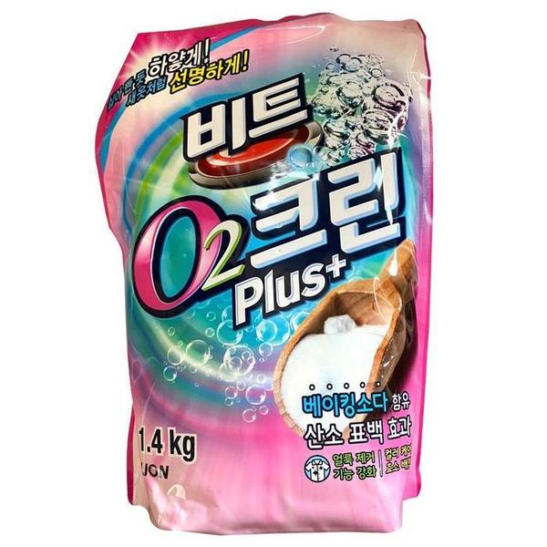 비트 O2 크린 플러스 찌든떼 얼룩 세탁 표백제 1.4kg(1)