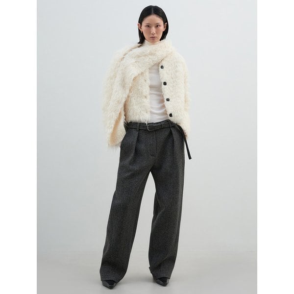 NOMA BOUCLE FUR CARDIGAN