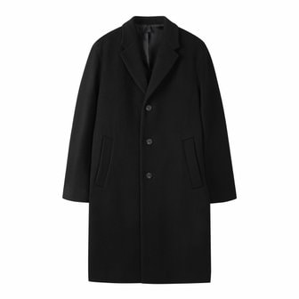 커스텀멜로우 Black Wool Oversized Fit Coat_C9CAW24601BKX