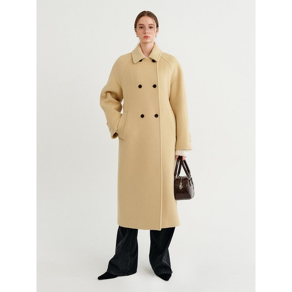 아트레인 캐시 더블 코트_버터 / ATREIN CASH DOUBLE COAT_BUTTER