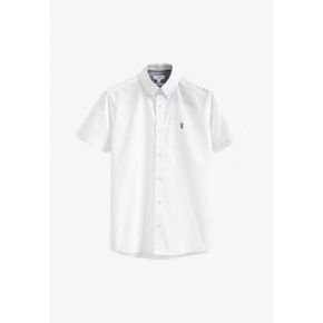 4613034 Next SHORT SLEEVE OXFORD - Shirt white