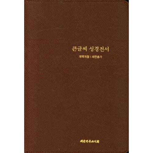 큰글씨 성경전서(개역개정/새찬송가/NKR83TU/특대/다크브라운)