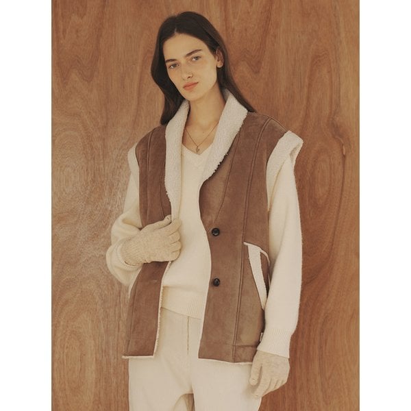 GAINSBOURG SHEARLING MUSTANG VEST