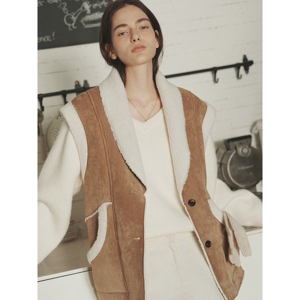 GAINSBOURG SHEARLING MUSTANG VEST