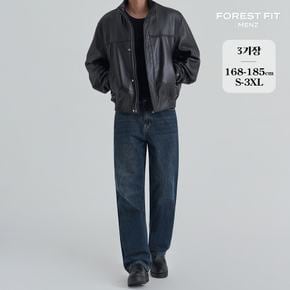 맨즈 / (노컷진맨즈1탄) 남성 와이드 청바지