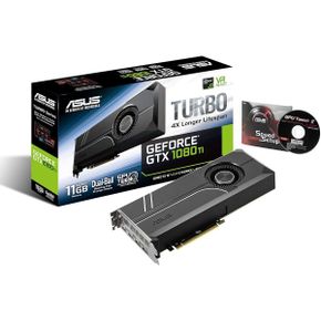 미국 아수스 그래픽카드 ASUS GeForce GTX 1080 TI 11GB Turbo Edition VR Ready 5K HD Gaming H