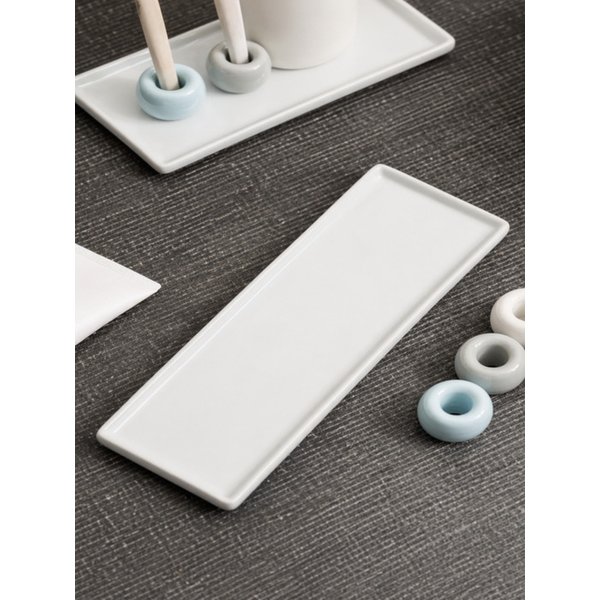 세라믹 욕실 주방 트레이/받침대(2size)
