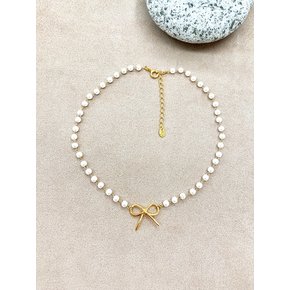 RIBBON PEARL CHOKER