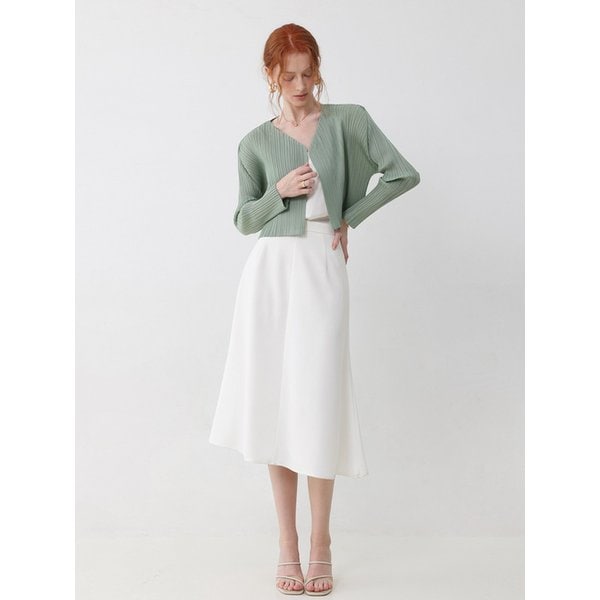 코드 플리츠 가디건_3colors