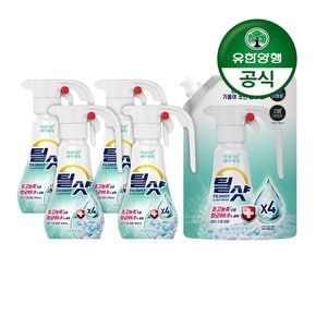 [유한양행]틸샷 초고농축 아름다운 세탁세제 용기 500mLx4개+리필 1000mLx1개