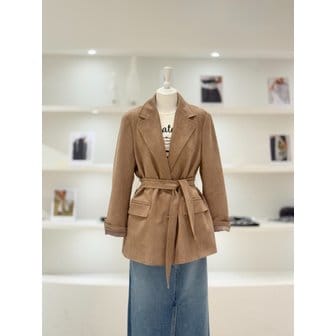 듀엘 [여주점] 빈티지 스타일 테일러드 스웨이드 자켓(L261PSG752)