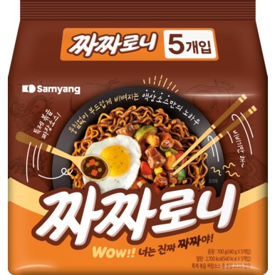 [삼양] 짜짜로니(140g*5) 700g