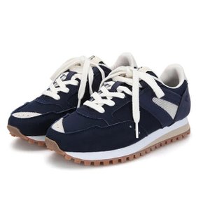 [파주점] [바바라] 소가죽 배색 포인트 데일리 어글리 스니커즈 3cm (BBF190NY)