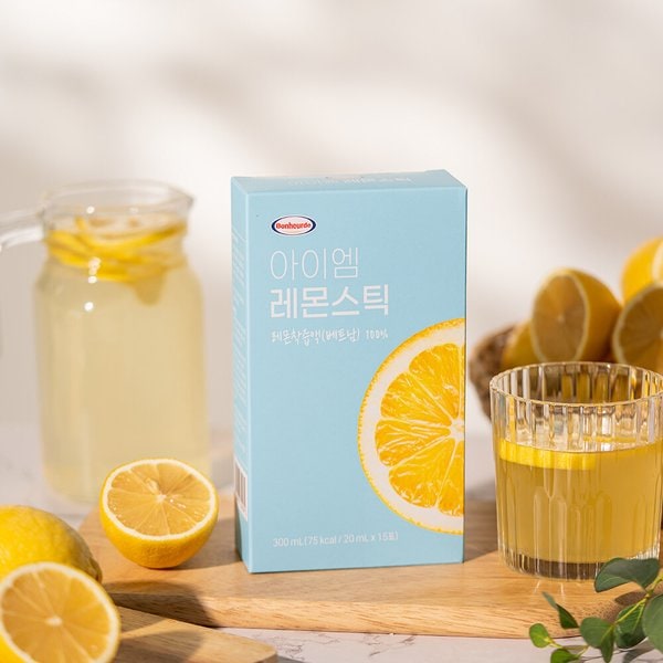 [100% NFC 착즙] 보넬드 아이엠 레몬 스틱 20ml 15포 (1박스)