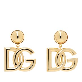 Dolce & Gabbana 골드 로고 클립 이어링 WEN6P2 W1111 ZOO00 Oro