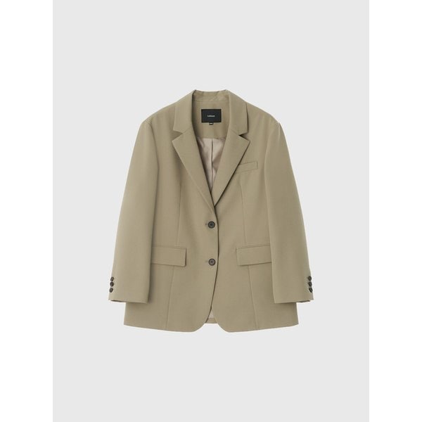 [SET-UP] 엘리스 미니멀 오버사이즈 자켓_베이지 / ELISE MINIMAL OVERSIZED JACKET_BEIGE