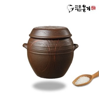  명장황충길옹기 소금항아리 7kg(긴독2호)