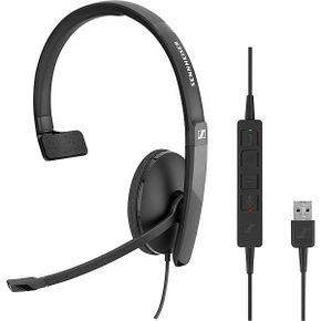 독일 젠하이저 헤드셋 Sennheiser SC 130 USB Mono Headset 블랙 508314 1349710