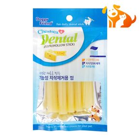 도기프렌드 할로스틱 치석제거용 껌 치즈맛 5p