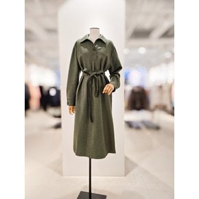 [파주점] [더아이잗컬렉션]울 슬릿 칼라 튜닉 원피스 CPCA0OP751