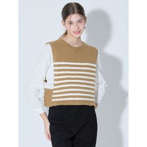 포커스 단가라 니트 베스트  택가격  74000원 _P390132021