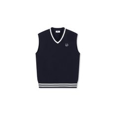 WAAC(왁골프)Men V-neck Knit Vest_WMWAS24101NYD