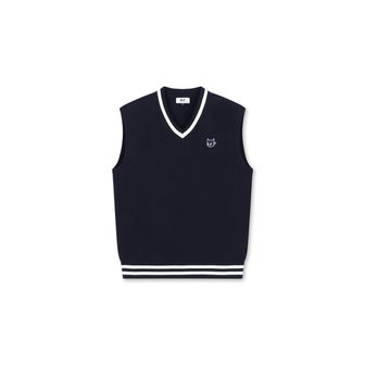 왁 WAAC(왁골프)Men V-neck Knit Vest_WMWAS24101NYD