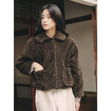 가니송 Baby Teddy Bear Coat_brown