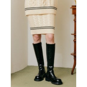 하니 울 케이블 니트 스커트 / HANI WOOL CABLE KNIT SKIRT _2colors