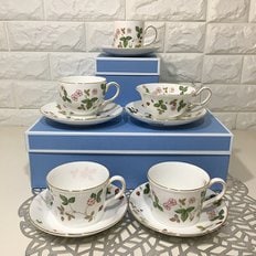 [WEDGWOOD] 웨지우드 와일드 스트로베리 찻잔, 받침 세트 5종 택1