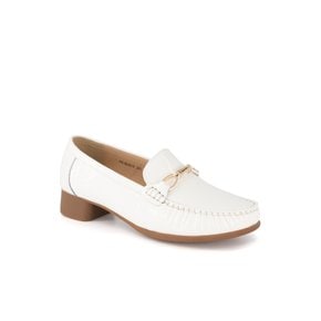 여성 캐주얼 로퍼 화이트 (G23018, WHITE)