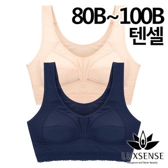 럭센스 텐셀 노와이어 런닝형 브라1종(LBR1096)80B-100B