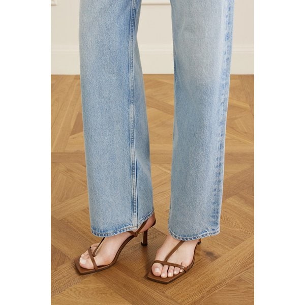 에이디 엘리스 가죽 슬링백 샌들 다크 브라운 46376663162976971