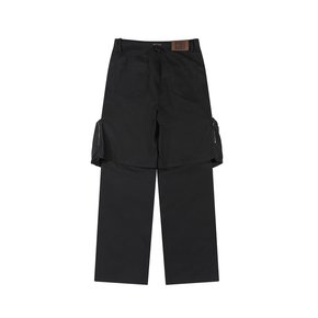 Utilitarian cargo pants (Black)