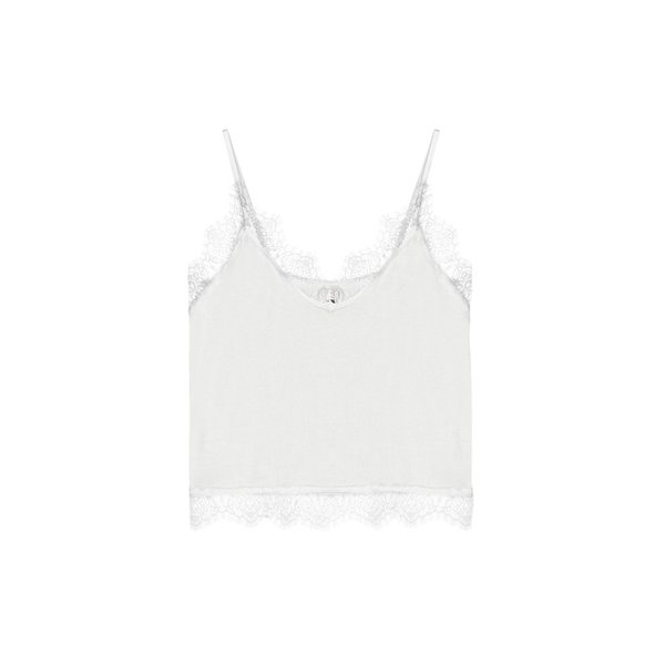 LACE TRIM SLEEVELESS_IVORY