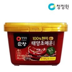 청정원 현미 매운고추장 400g+100g x5개