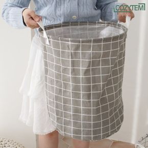 폴더블 라운드 런더리백 접이식 빨래바구니 빨래 보관 빨래통