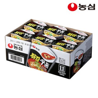  농심 튀김우동 소컵 62g x6입 무배