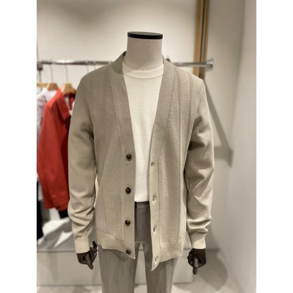 [여주점] 24 S/S 베이지 면 단추 가디건  (PI8003)