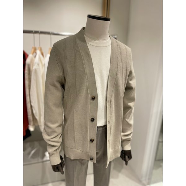 [여주점] 24 S/S 베이지 면 단추 가디건  (PI8003)